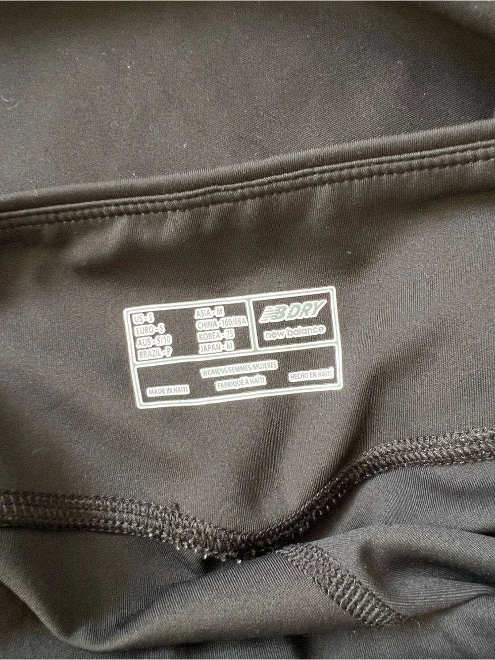 New Balance Black Bootcut Active Leggings